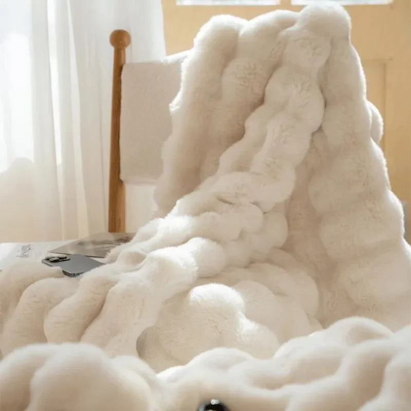 PlushCozy | Falsk päls vinterfilt