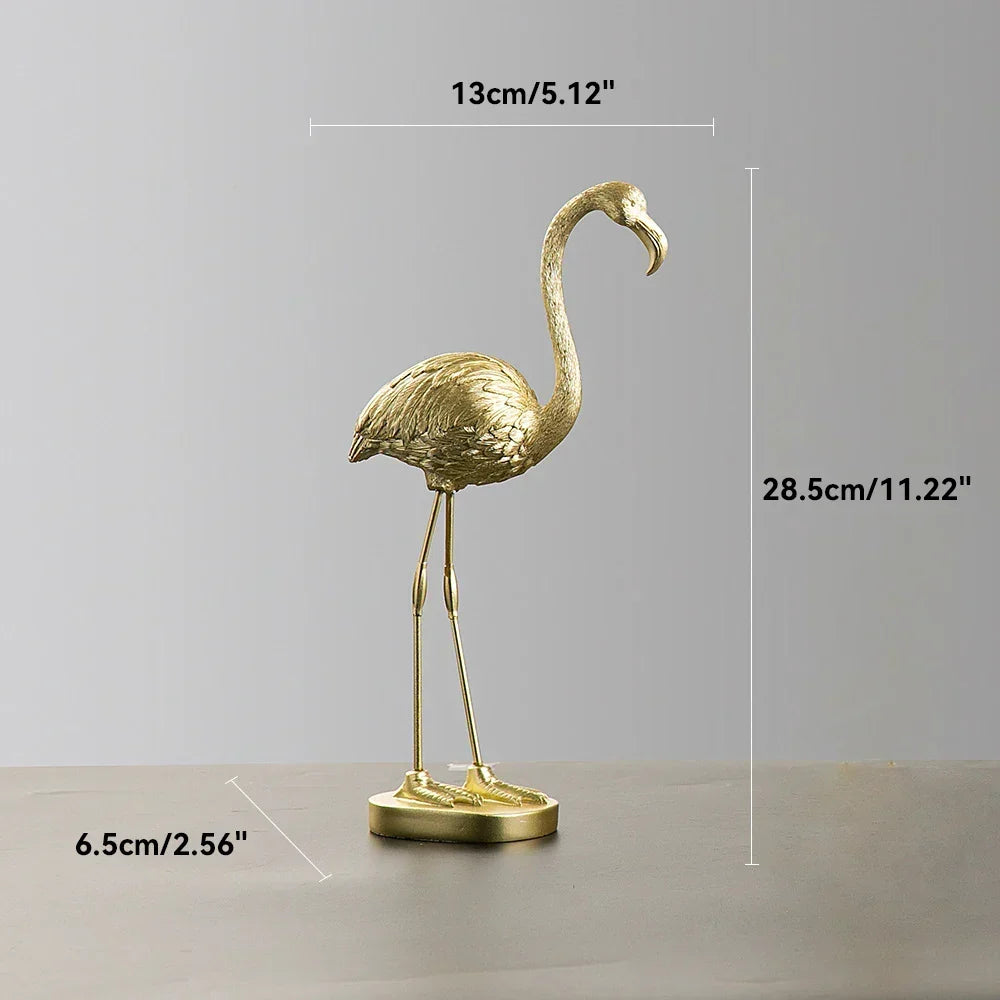 Nordisk Flamingo Figur Figur Staty Skulptur Vardagsrum Kontor Bröllop Fest Dekorationer Heminredning Dekorationsaccessoarer