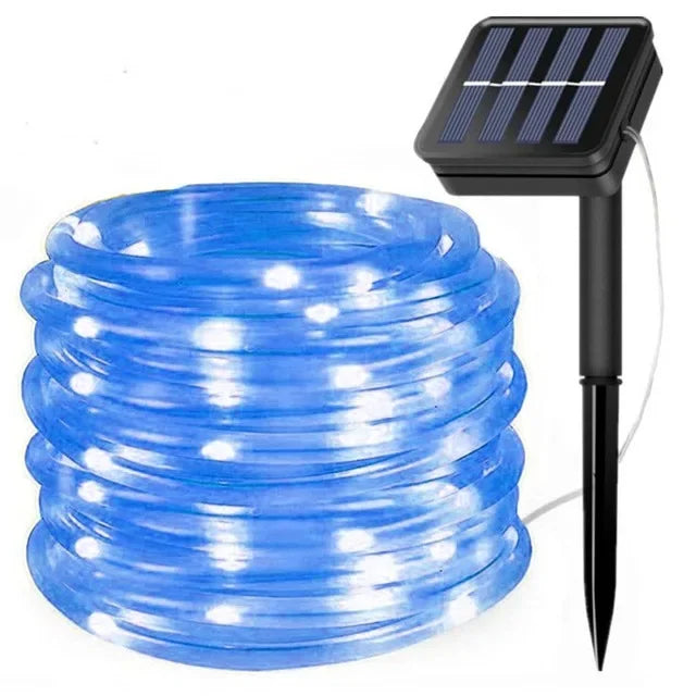 LED Solcells Ljus - Utomhus Vattentåliga Ljus för Jul, Trädgård, Gräsmatta, Träd, Staket och Vägdekoration