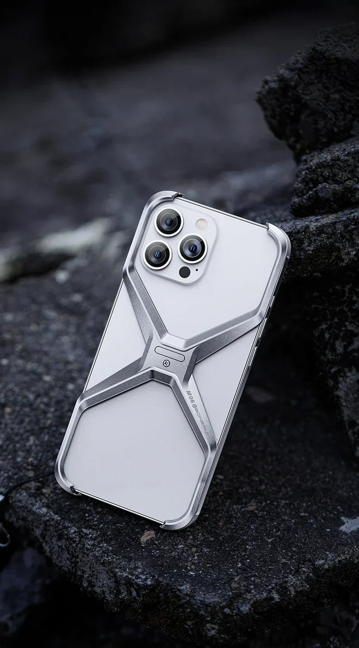 Avtagbart Metall Cool Alloy iPhone Fodral