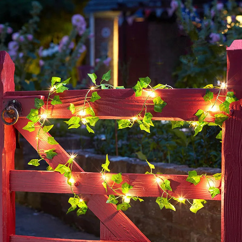Trädgårdsvin LED-ljusslingor
