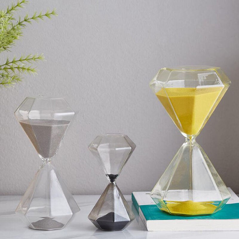 5–60 Minuters diamant timglas, timglas, timglas, barnens gåva, timglas, heminredning, finns i flera färgalternativ