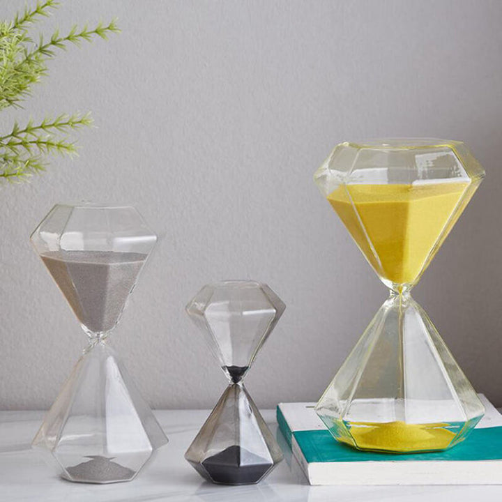 5–60 Minuters diamant timglas, timglas, timglas, barnens gåva, timglas, heminredning, finns i flera färgalternativ