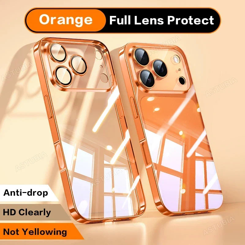 Stötsäker Lyxpläterad iPhone Fodral