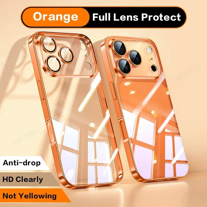 Stötsäker Lyxpläterad iPhone Fodral