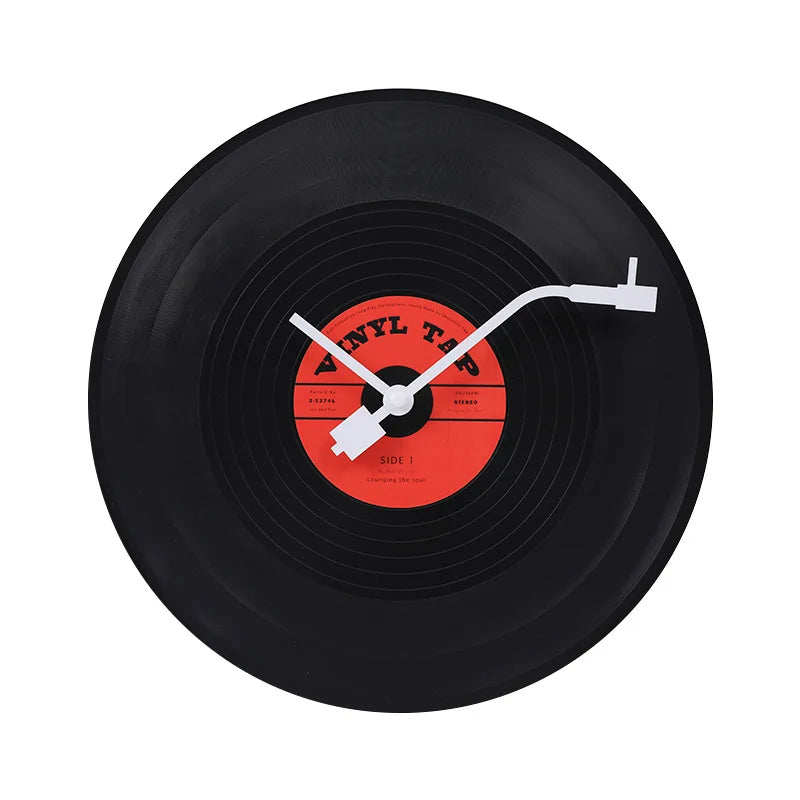 Musikalisk Vinylskivklocka
