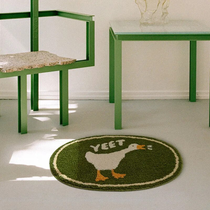Söt Djur Handgjord Badmatta