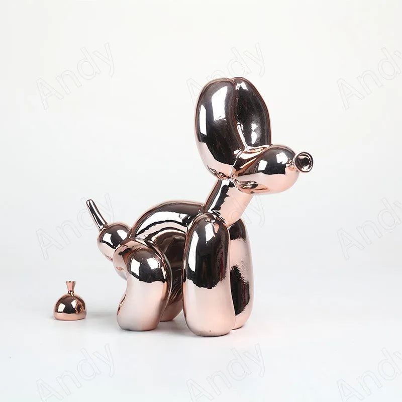 Minimalistisk Ballonghund Ornament