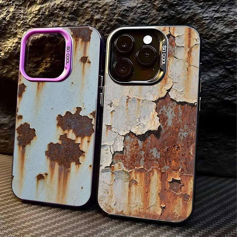Industriell Rostfinish Stötsäker iPhone-fodral