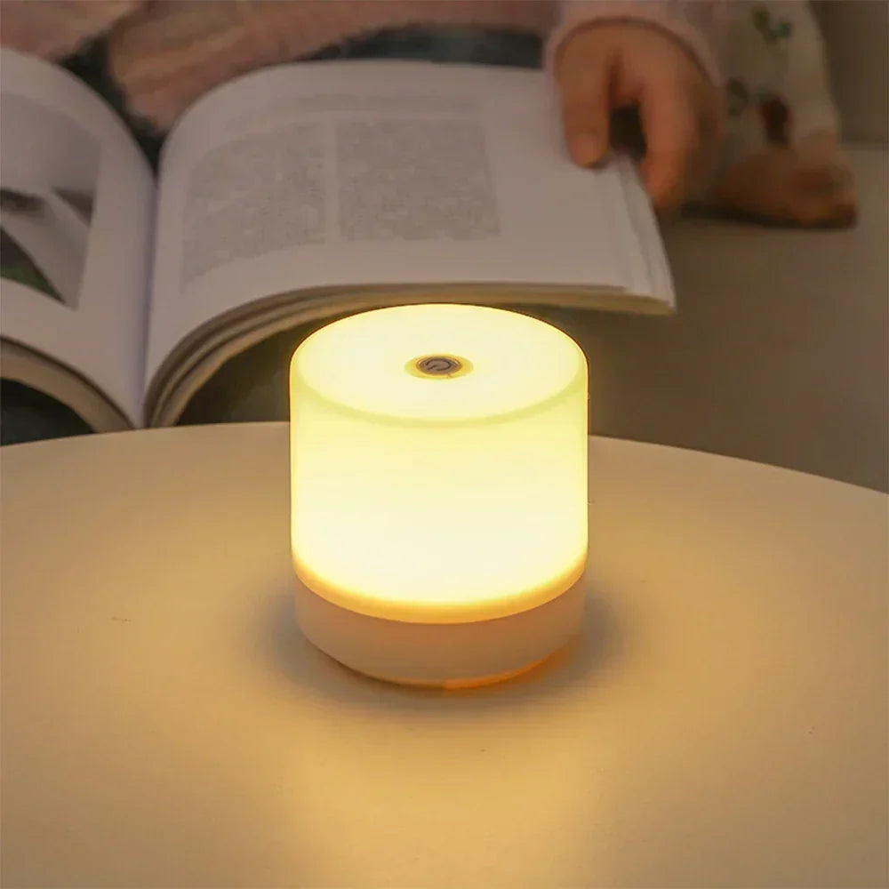 Kreativ USB Nattdukslampan - Touch-Dimmbar LED Nattljus för Sovrum &amp; Studentbostad