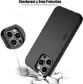 LuxShield iPhone-fodral med kortfack | Slim Design | Kortförvaring | Skydd och stil