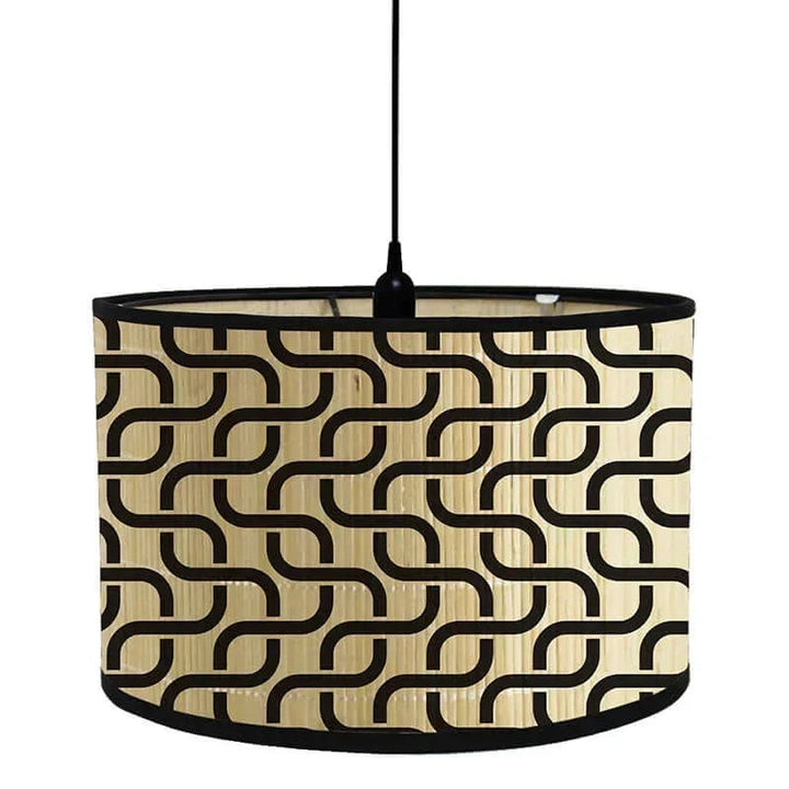Art Deco Trumlampa Skärm