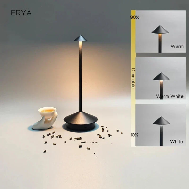 Uppladdningsbar Bordslampa Kreativ Matplats Touch Led Pina Pro Bordslampa Hotell Bar Kaffe Skrivbordslampa Dekorativ Skrivbordslampa