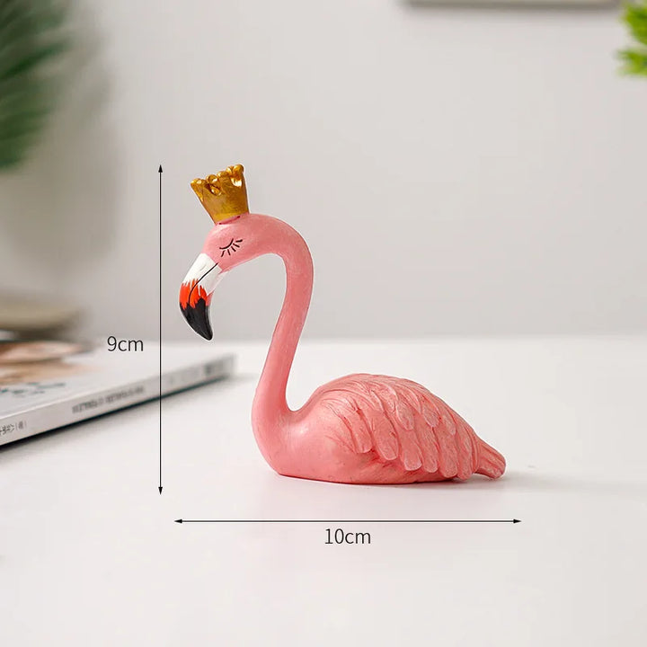 Nordisk Flamingo Figur Figur Staty Skulptur Vardagsrum Kontor Bröllop Fest Dekorationer Heminredning Dekorationsaccessoarer
