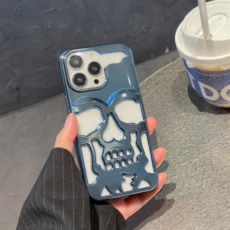 Gothic Midnight Skull Telefonfodral
