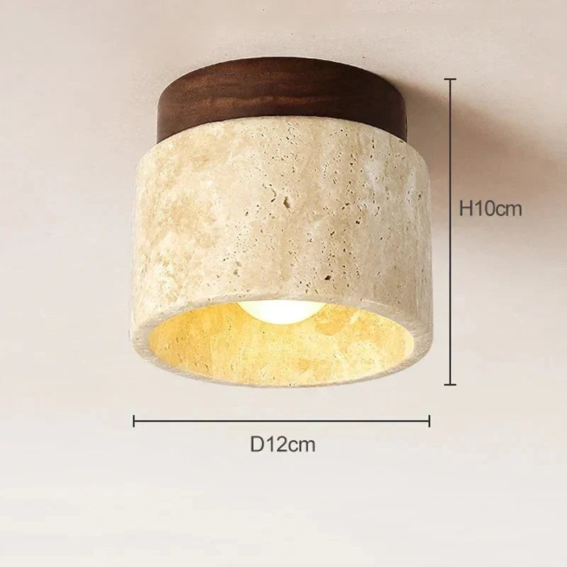 Wabi Sabi Gul Marmor Taklampa