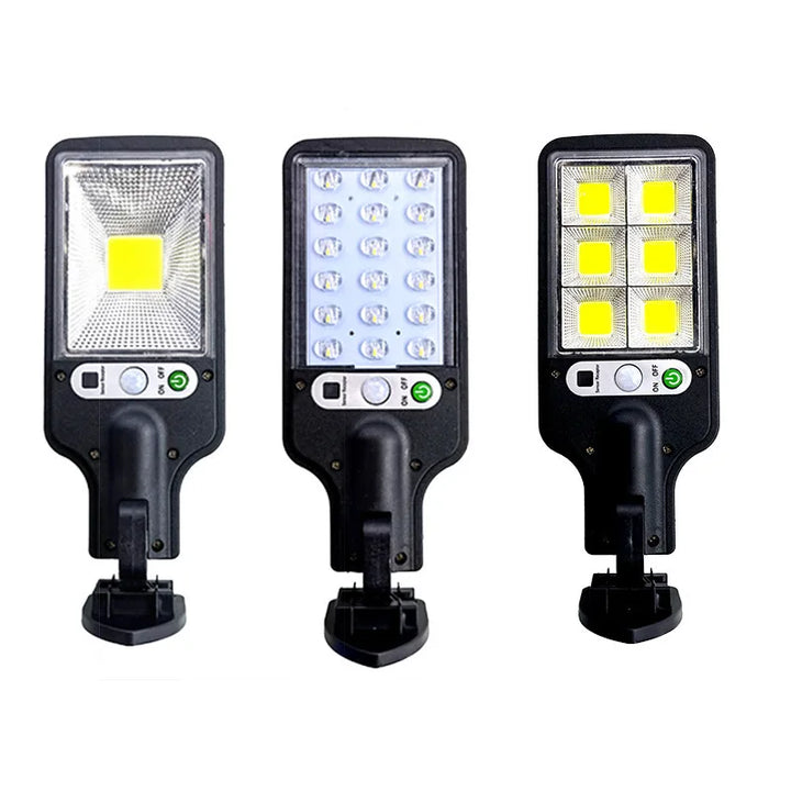 Solvägglampa med Rörelsesensor | Trädgårds- och Gatubelysning | LED Solbelysning - DoorLed