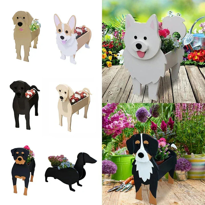 Blomkruka - Pawsome - Hundplanta Behållare - Olika Raser