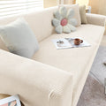 Texturerad Stretch Sofföverdrag | Halkfritt, Maskintvättbart & Skyddande för 1-sits, 2-sits och 3-sits soffor