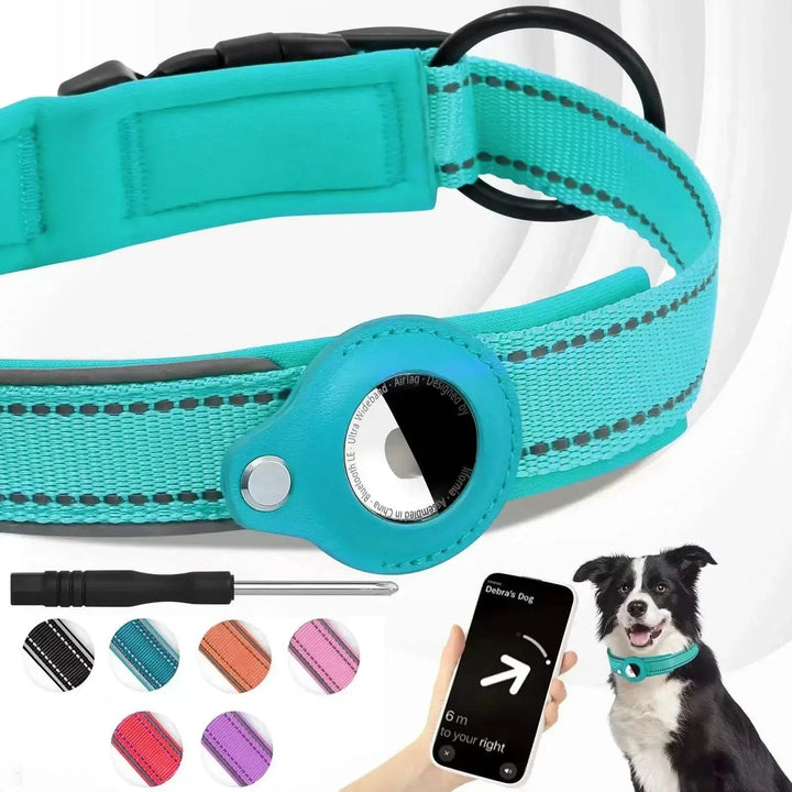 LEAZO - AirTag Hundhalsband