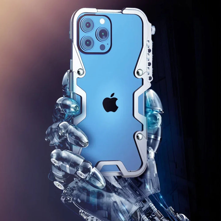 Taktiskt Grepp Stötsäker Legeringsram iPhone Fodral
