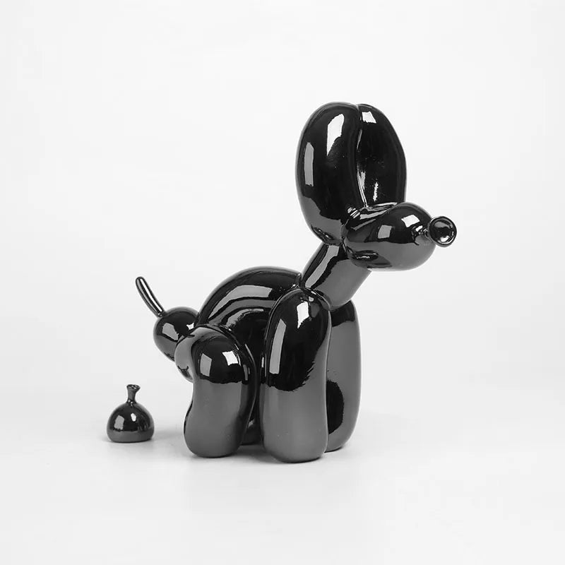Minimalistisk Ballonghund Ornament