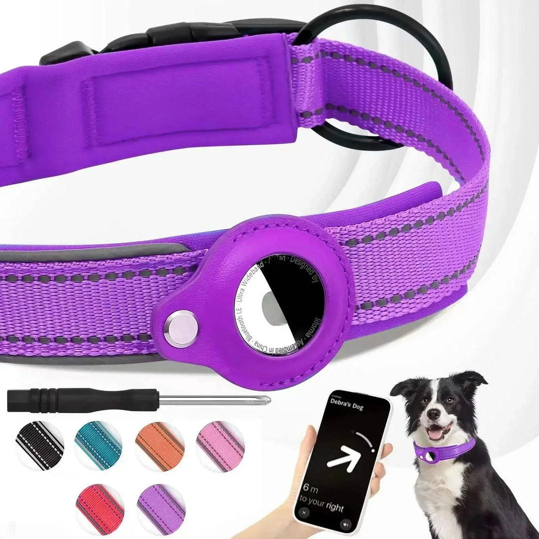 LEAZO - AirTag Hundhalsband