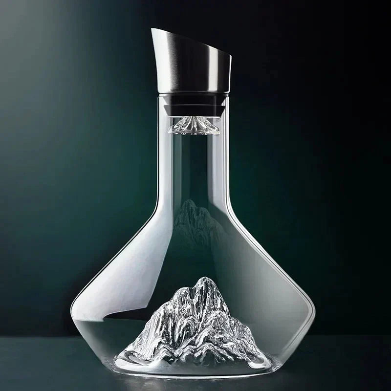 1500ml Iceberg Dekanter Kreativt blyfritt kristallmaterial lyxig högkvalitativ hem rödvinsdistributör dekantör vin kanna