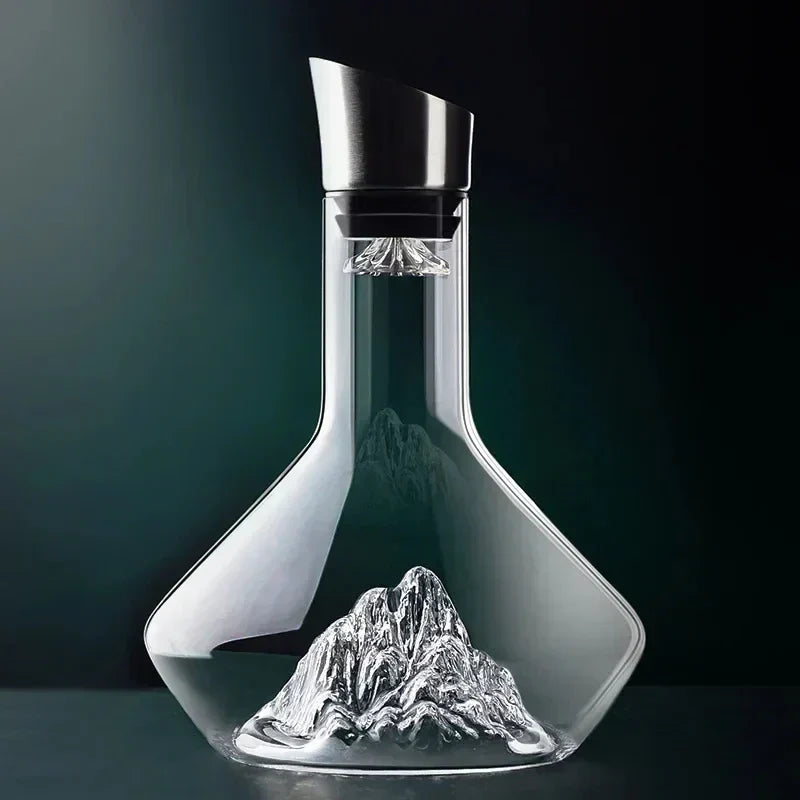 1500ml Iceberg Decanter Kreativ Blyfri Kristallmaterial Lyx Högkvalitativ Hemma Rödvinsdistributör Karaff Vinkanna