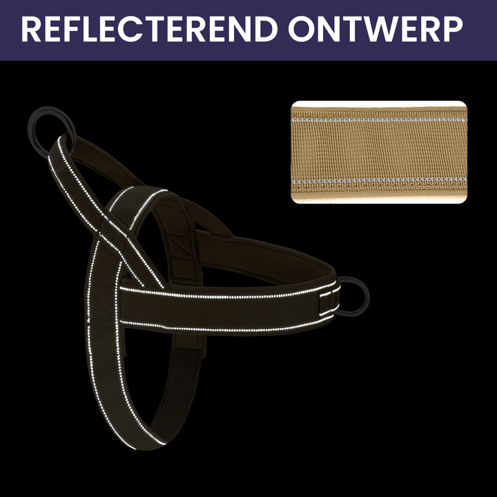 Justerbar Reflekterande Hundsele med Handtag för Alla Hundraser