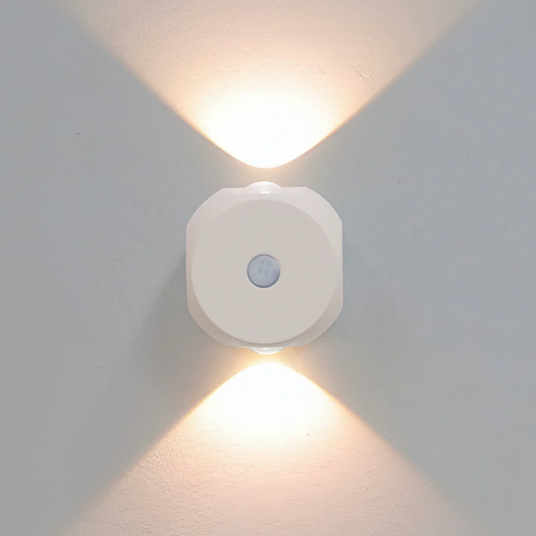 Uppladdningsbar Nattlampa Smart Rörelsesensor Vägglampa Sovrum Entré Trappa Korridor LED Vägglampa