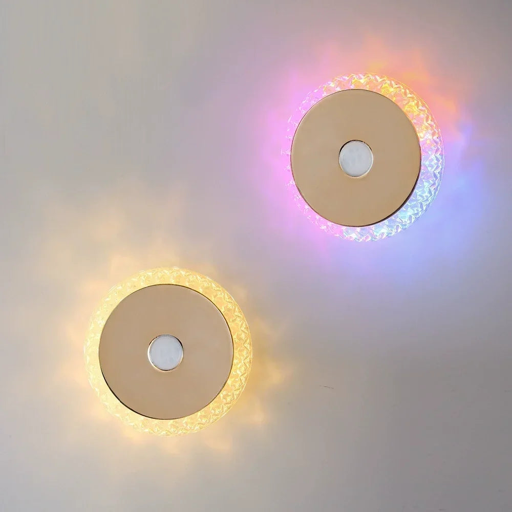 Smart Uppladdningsbar Rörelsesensor Vägglampa Hotell Sängbord Ambient Nattljus Ingen Borrning Vägglampa