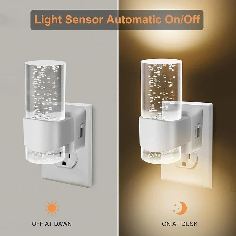 LED Sensor Nattlampa Steglös Dimming Vägglampa för Korridor
