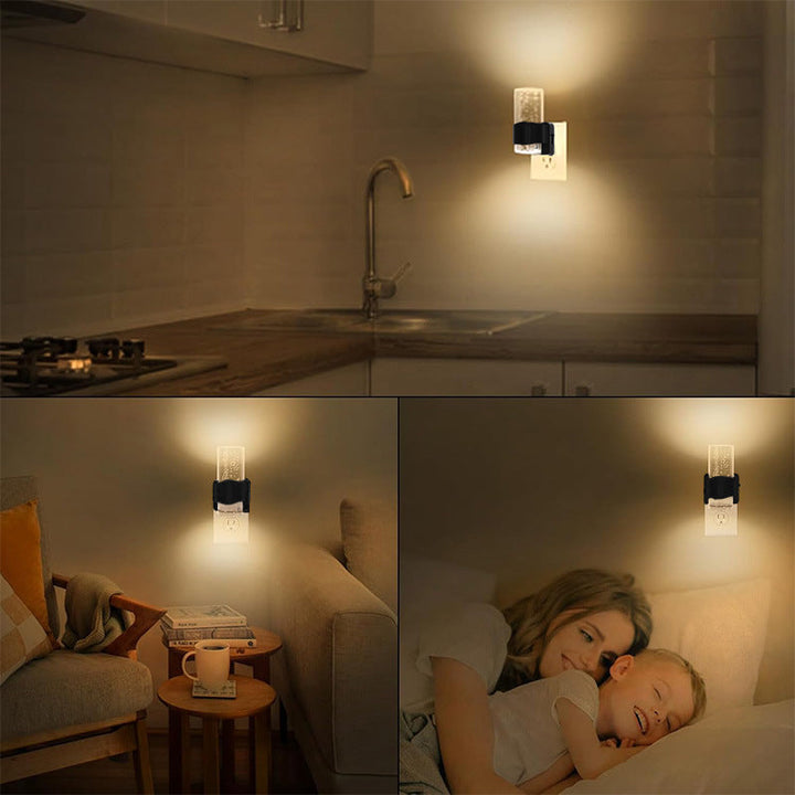 LED Sensor Nattlampa Steglös Dimming Vägglampa för Korridor