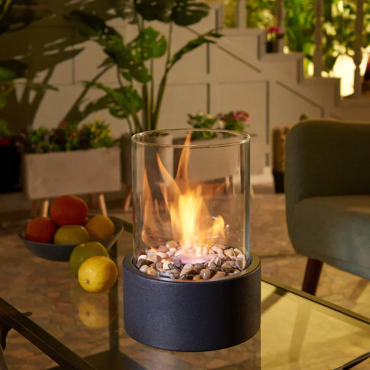Bärbar eldkälla för en mysig atmosfär | Elegant &amp; modern bordseldkopp - Shakti