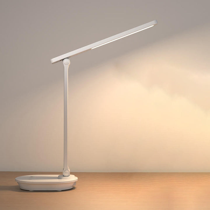 Modern dubbel vikbar ögonvård trådlös uppladdningsbar LED skrivbordslampa