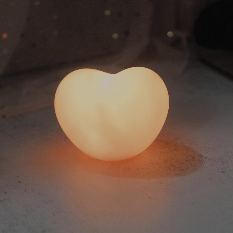 LuvSphere Silikon LED Nattlampa | Hjärtdesign | Bordslampa | Varm Stämningsbelysning | Dekorativ