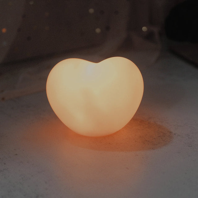 LuvSphere Silikon LED Nattlampa | Hjärtdesign | Bordslampa | Varm Stämningsbelysning | Dekorativ