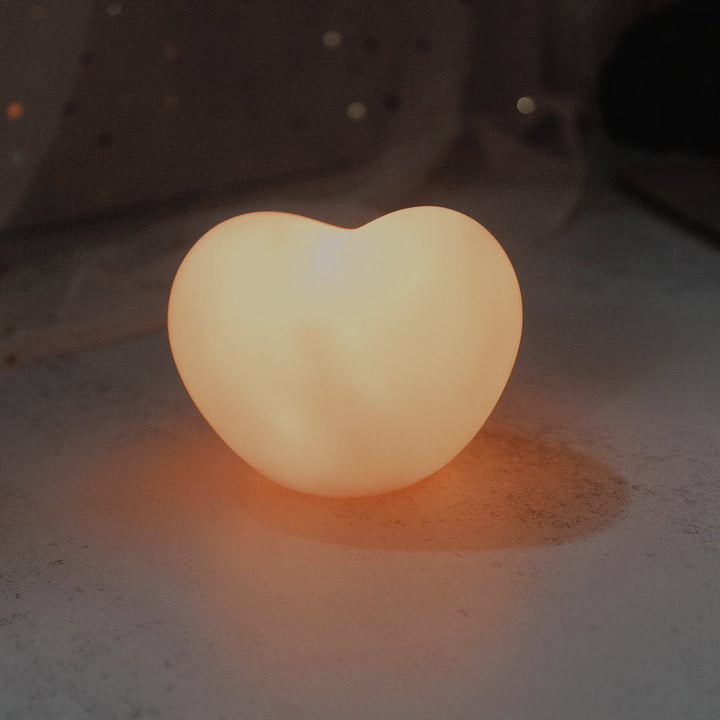 LuvSphere Silikon LED Nattlampa | Hjärtdesign | Bordslampa | Varm Stämningsbelysning | Dekorativ