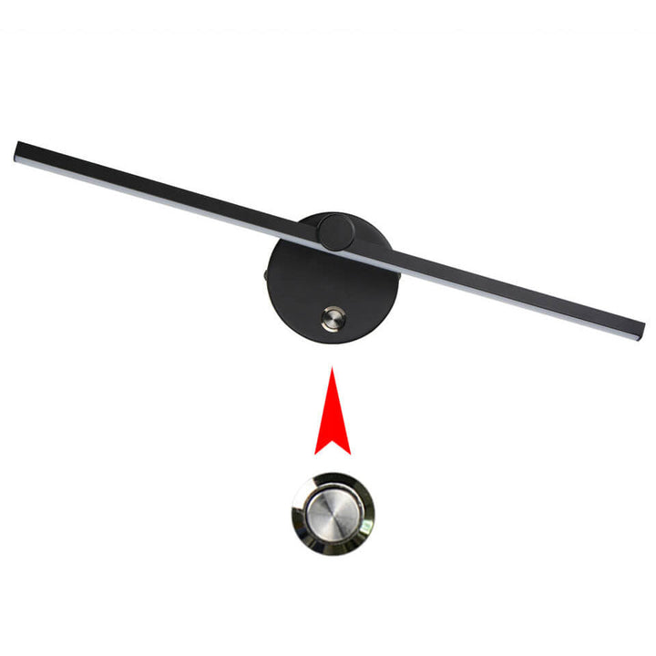 Nordisk Minimalistisk Aluminium Lång Bar Switch LED Spegel Vägglampa