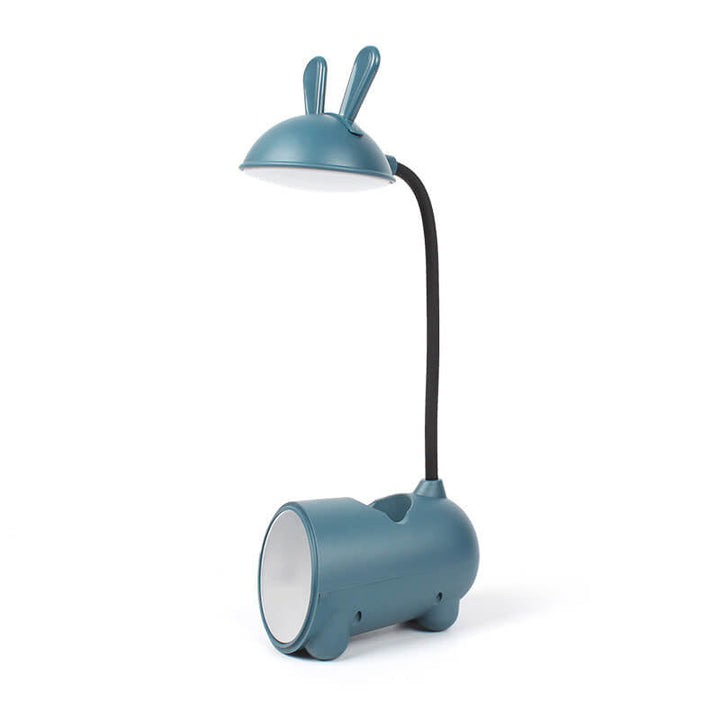Tecknad Kreativ Kanin LED Touch USB Pennhållare Skrivbordslampa