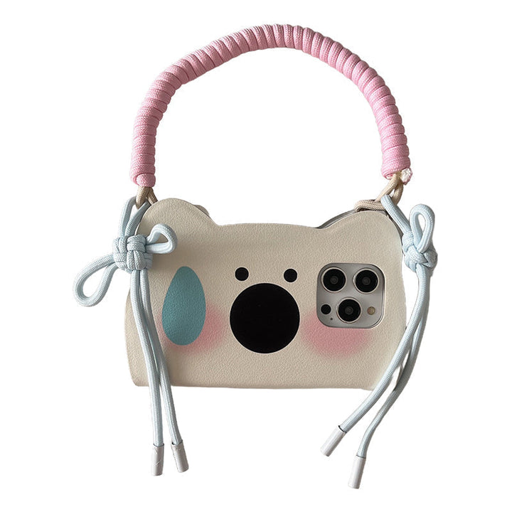 Insta-Style Tecknad Westie Flip-Telefonfodral