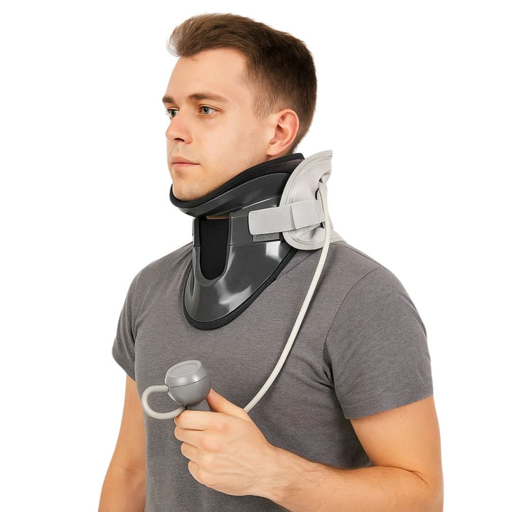 SpineEase | Nackdragkrage – Cervikal Retraktor för Ryggdekompression, Nerv- &amp; Hållningsstöd – Hjälp mot Nacksmärta