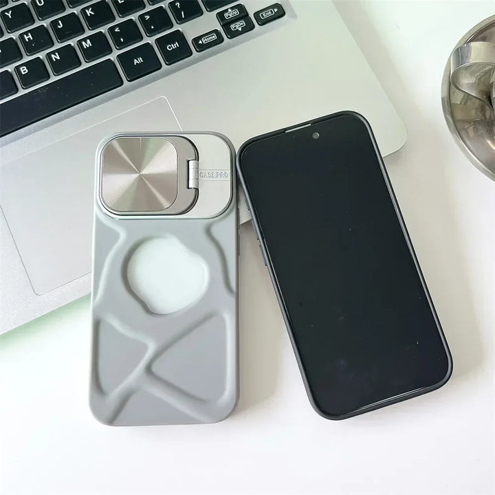 MagSafe Soft Flip Linsskydd iPhone-fodral