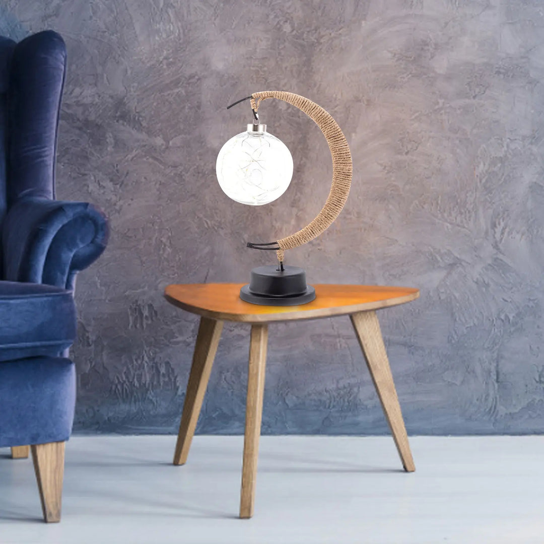 LED Lunar Lamp - Förhäxad Månljus Nattlampa för Sovrum, Barnrum &amp; Heminredning