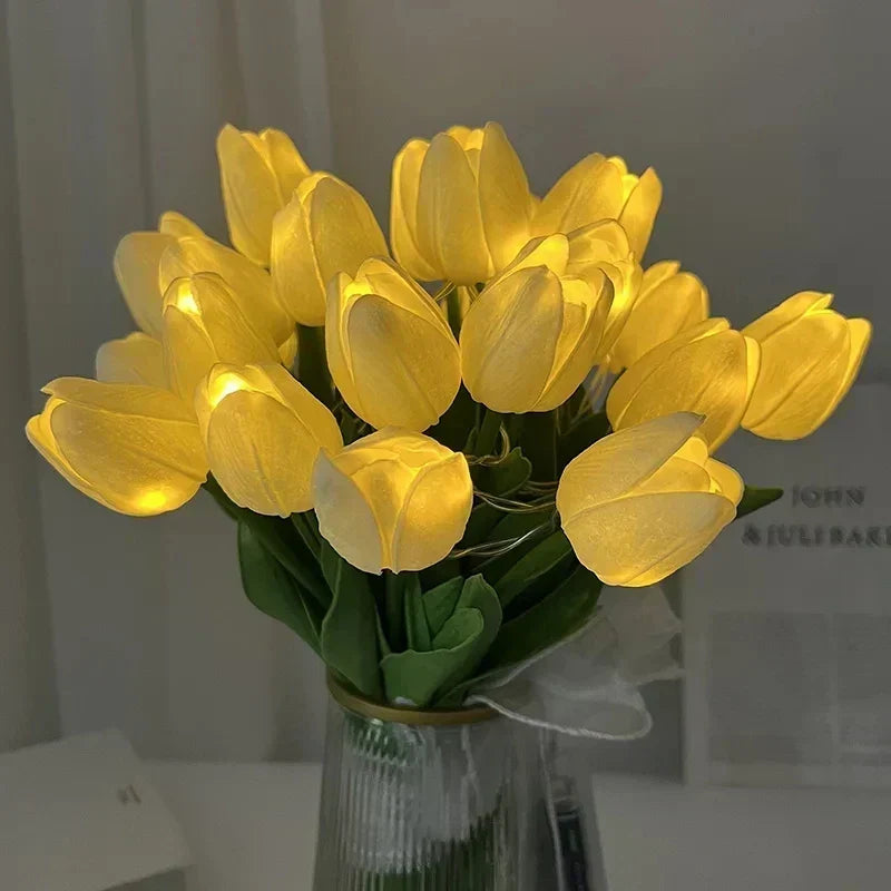 TulipGlow - Bärbar LED Tulpan Nattlampa