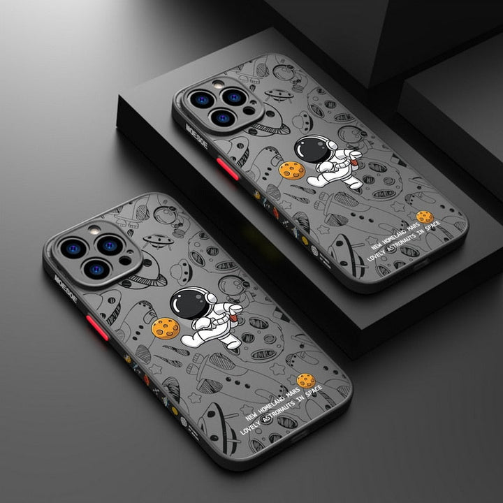 Space Road Relax Astronaut iPhone-fodral