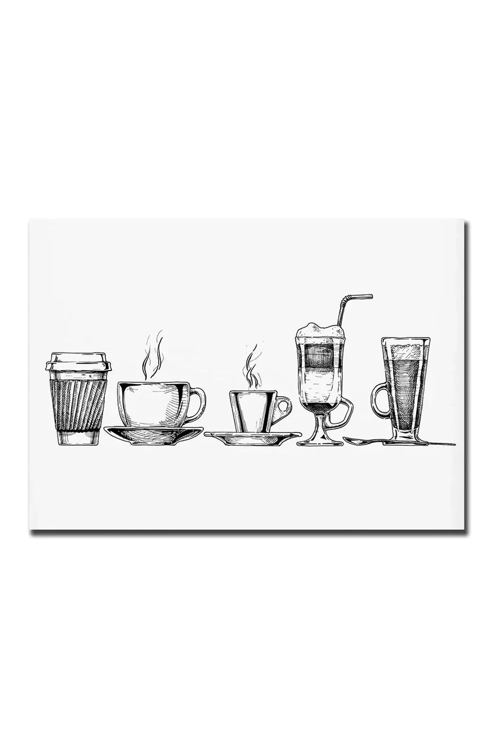 God Morgon Kaffe Canvas Poster