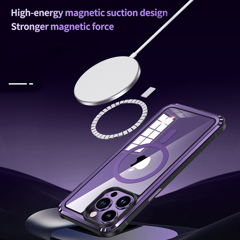 Magisk Armor Magnetisk Laddnings iPhone-fodral