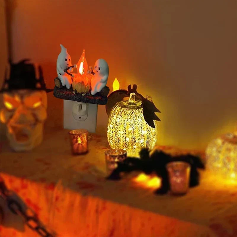 Spökljus Campfire Nattlampa
